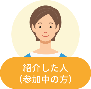 紹介した人(参加中の方)